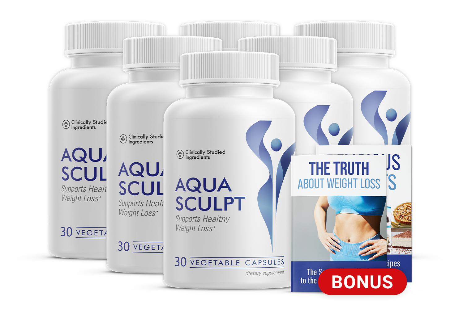 AquaSculpt 6 Bottles 180-Day Supply Best Value
